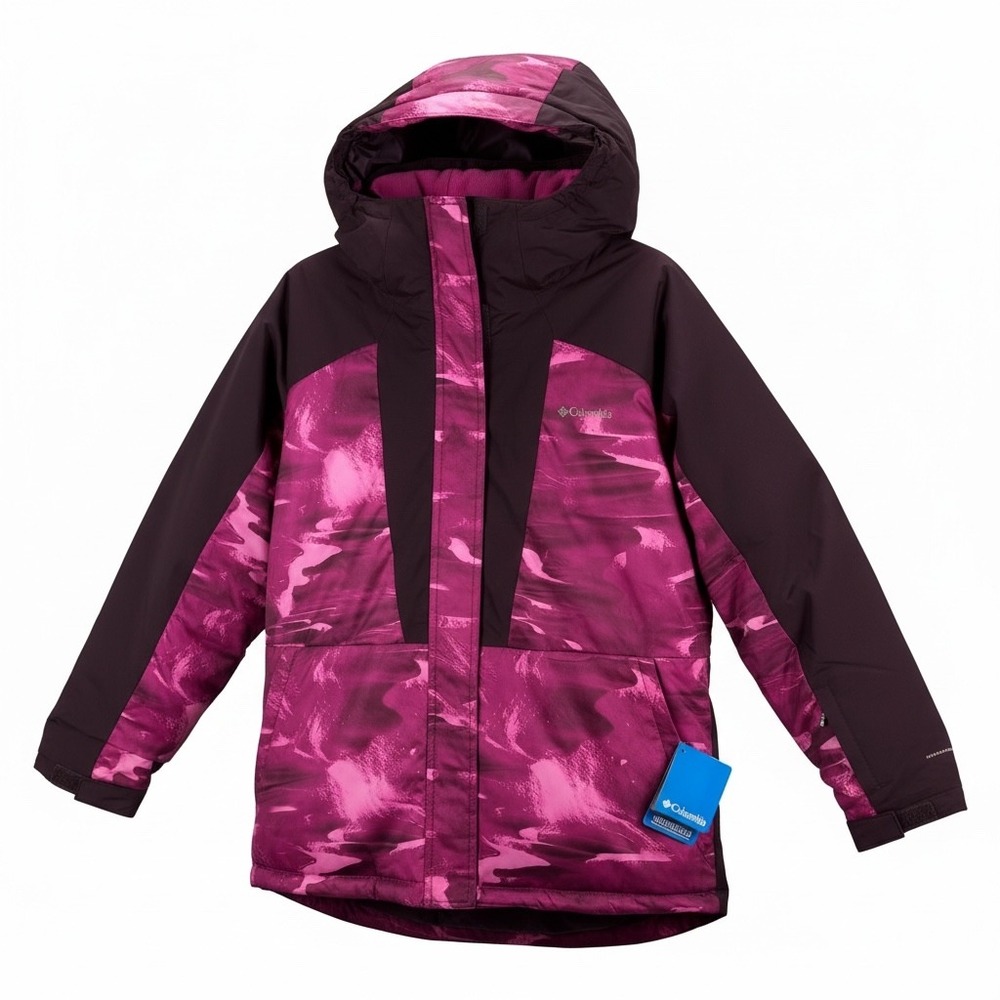 Columbia Mighty Mogul III Printed Jacket Youth XL Pink Omni-Heat SG4061-695